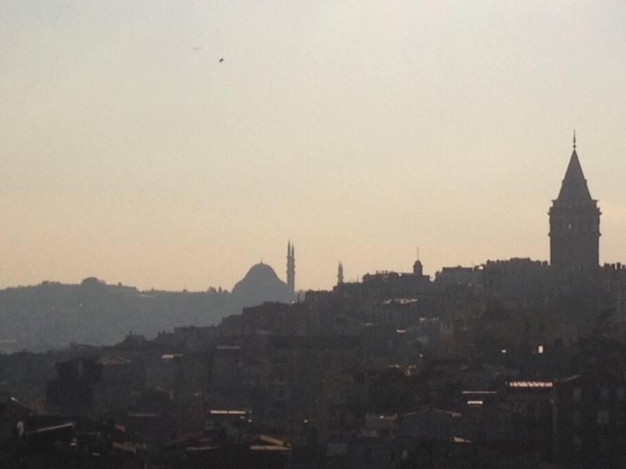 Amazing Rooftop View & Location Daire İstanbul